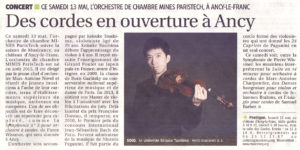 Concert Musicancy ouverture de la saison musicale chateau d'Ancy le Franc musique