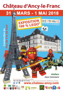 Exposition 100% LEGO château d'Ancy le Franc Bourgogne Pâques