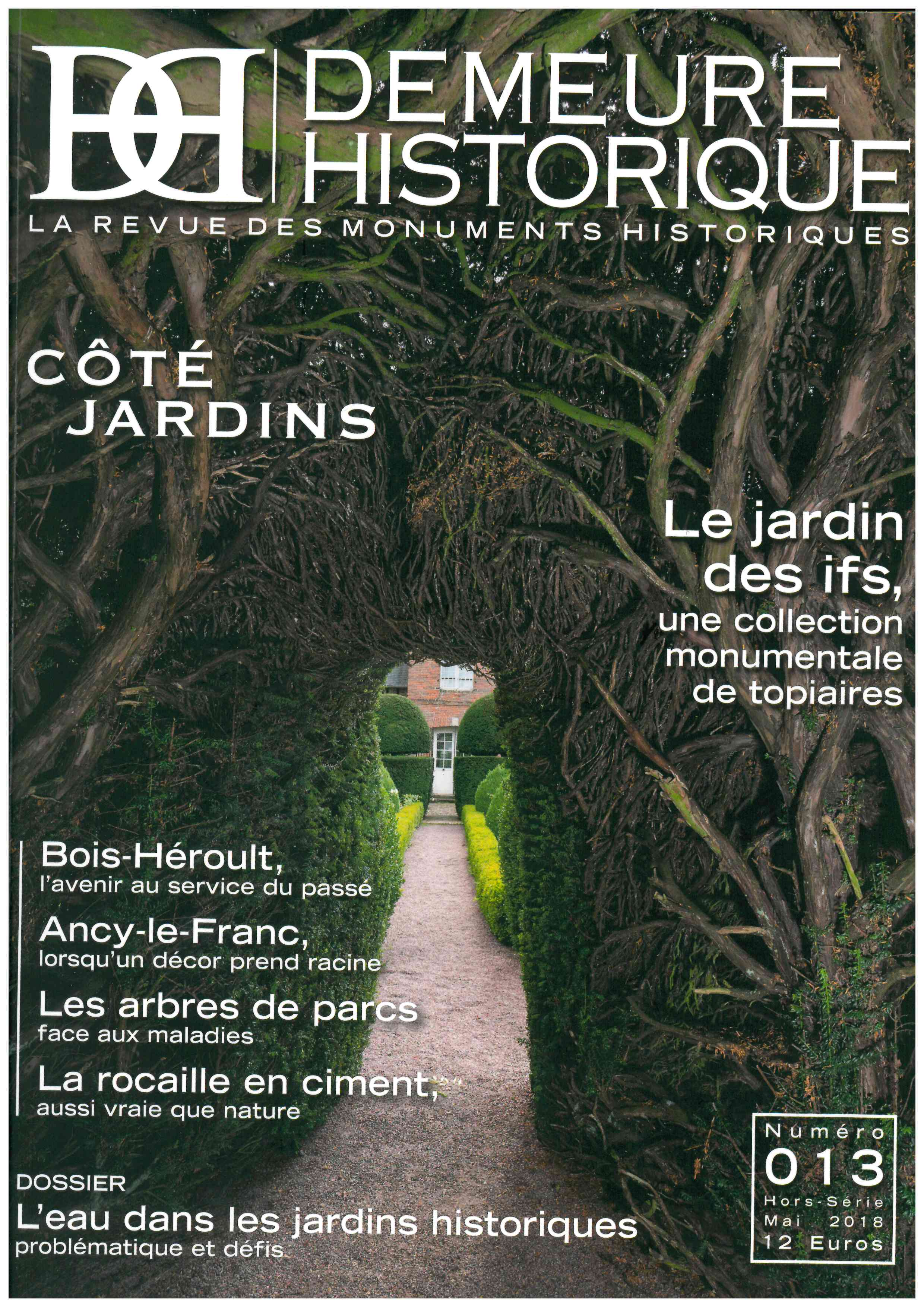demeure historique article jardins du chateau d'Ancy le Franc mai 2018
