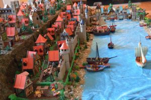 exposition playmobil pour la toussaint au chateau d'ancy le franc bourgogne vacances sortie pour les enfants en famille