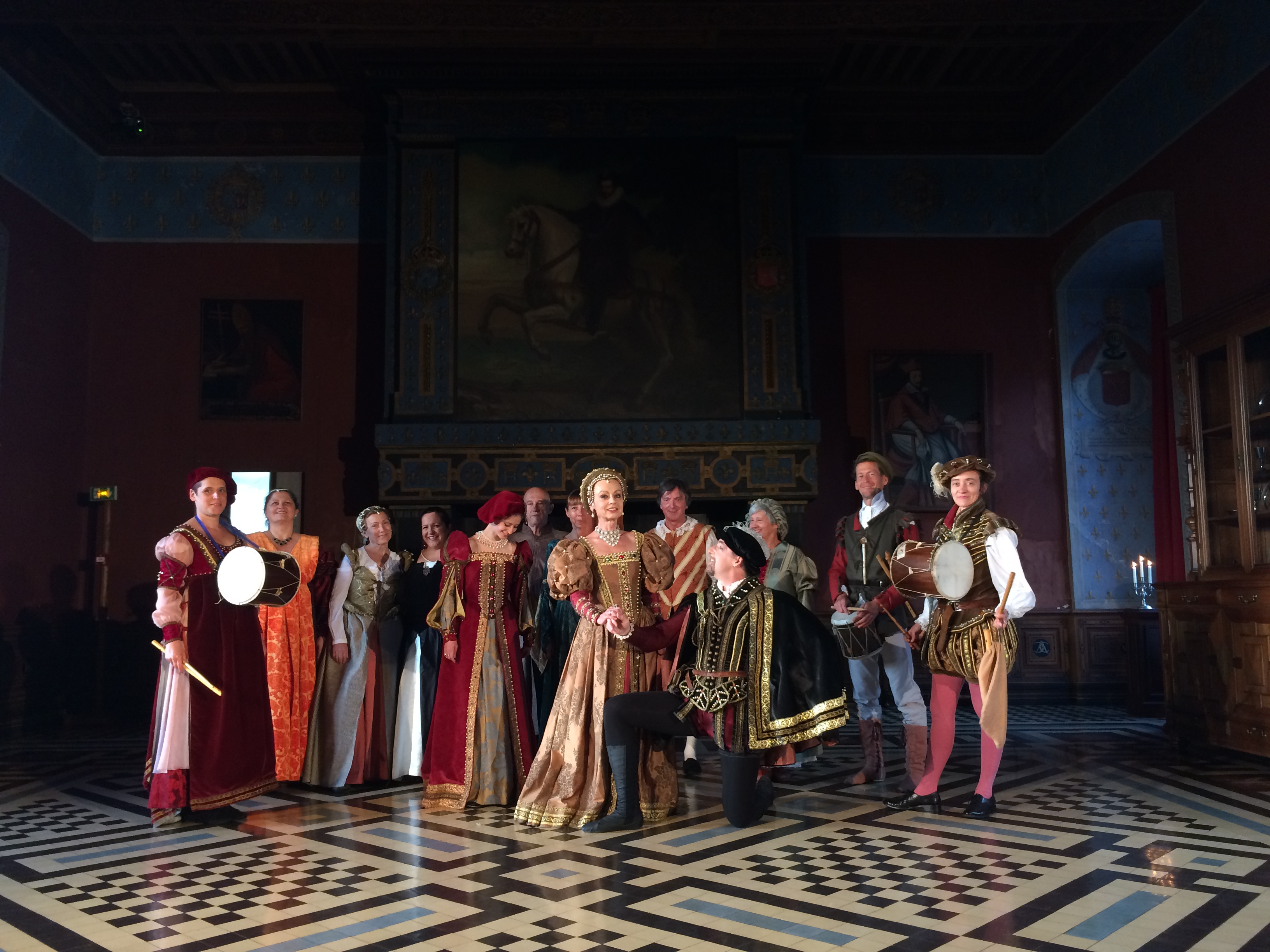 Bassa Toscana Visites nocturnes danses Renaissance Château d'Ancy le Franc