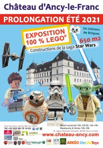 exposition 100% lego star wars chateau en bourgogne sortie en famille pour les enfants