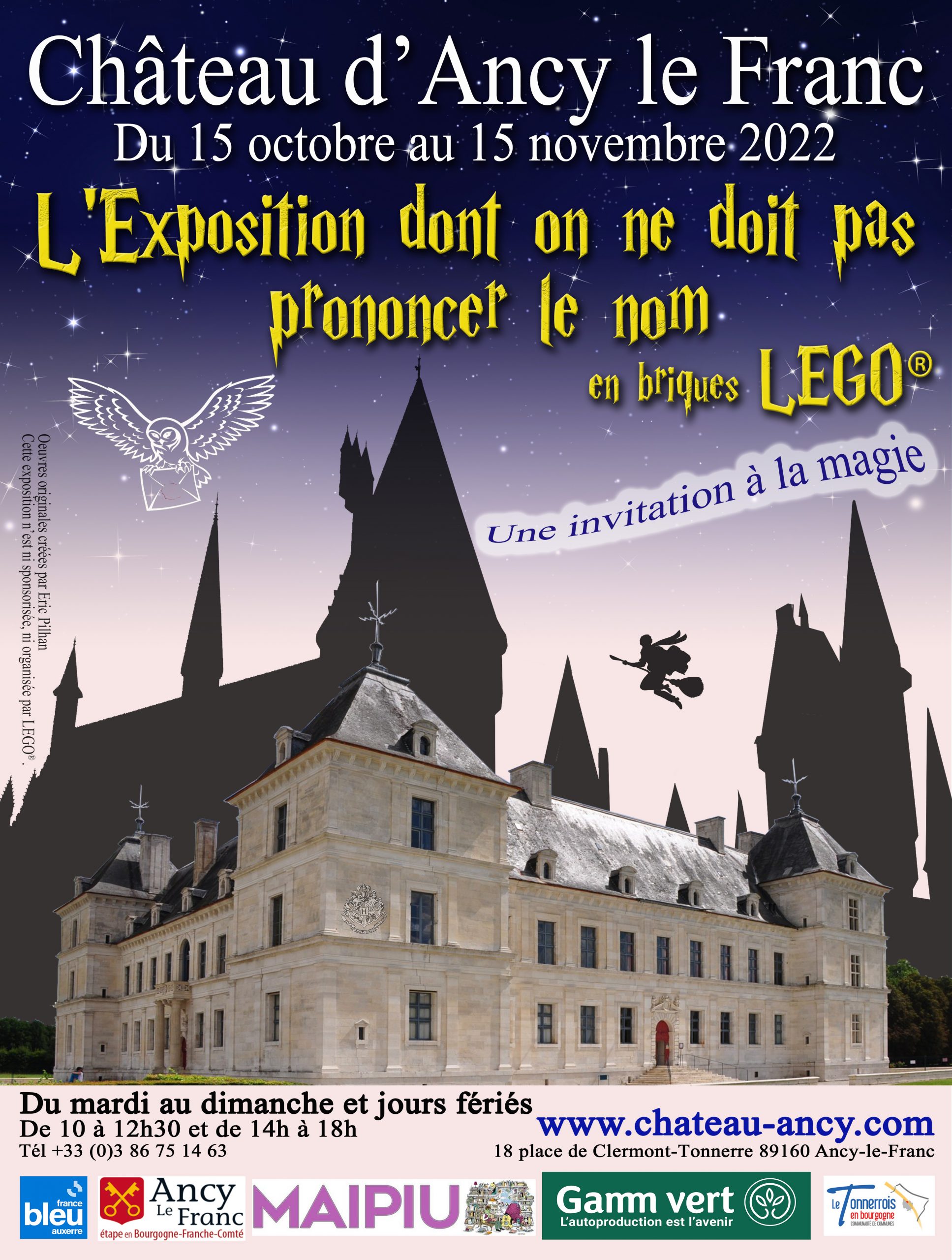 Skinnende psykologi Regelmæssighed The Exhibition whose name should not be pronounced - LEGO®2022 - Château  d'Ancy le Franc